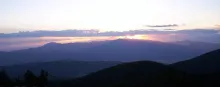 The sun sets behind Wheeler Peak, New Mexico's highest summit, in the Sangre de Cristo Range.