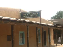 The Kit Carson Home and Museum in Taos, the adobe house Carson bought in 1843 and lived in until 1868.